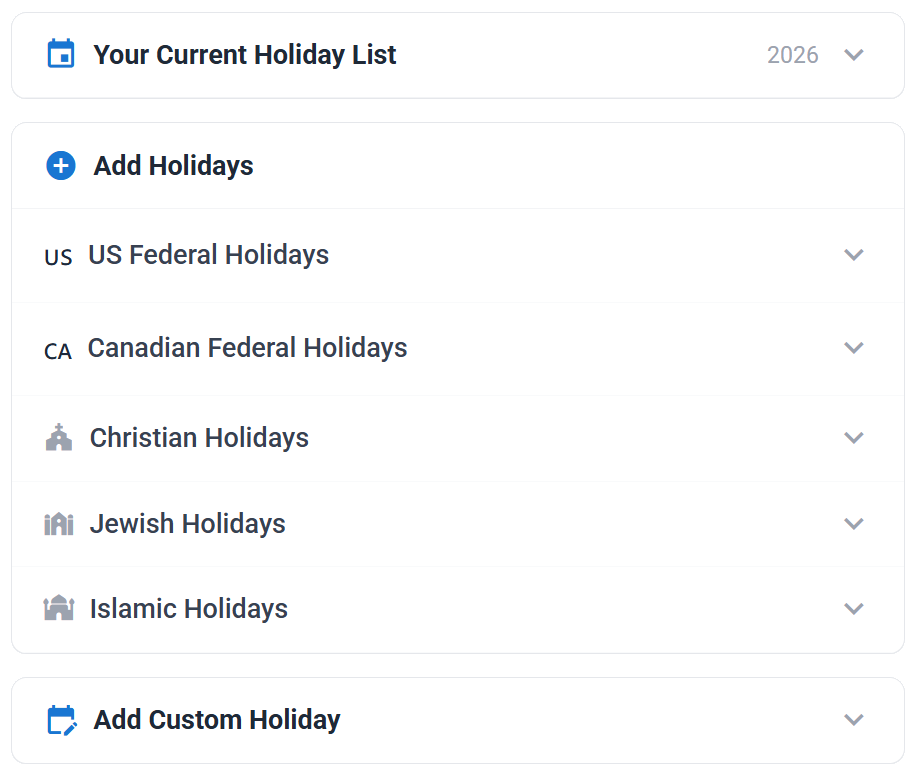 Holiday Manager